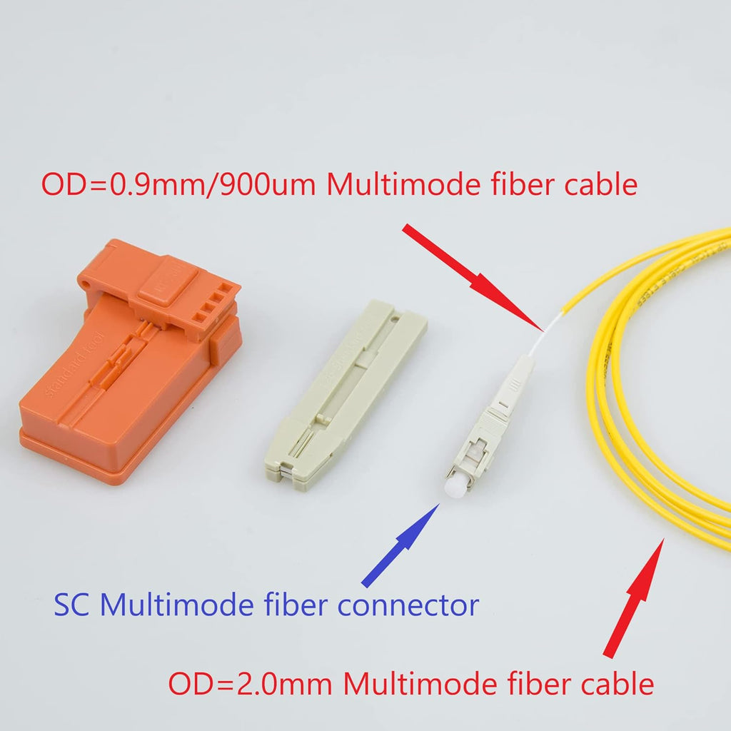 20pcs SC APC Fiber Optic Quick Connector Single Mode 9/125 N5290