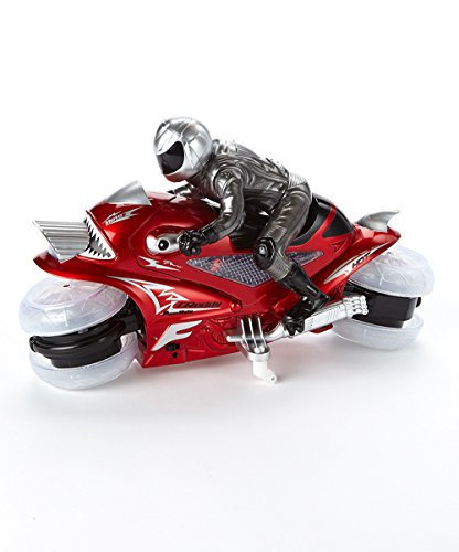 Red 27 MHz Remote Control Stunt Motorcycle J427