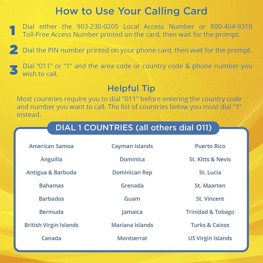 Prepaid International Phone Card C3665