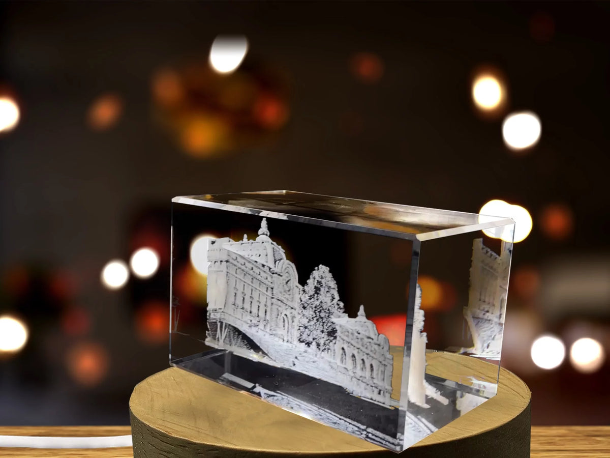 3D Engraved Crystal Keepsake O545591