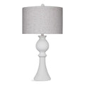Table Lamp in White Resin S18214