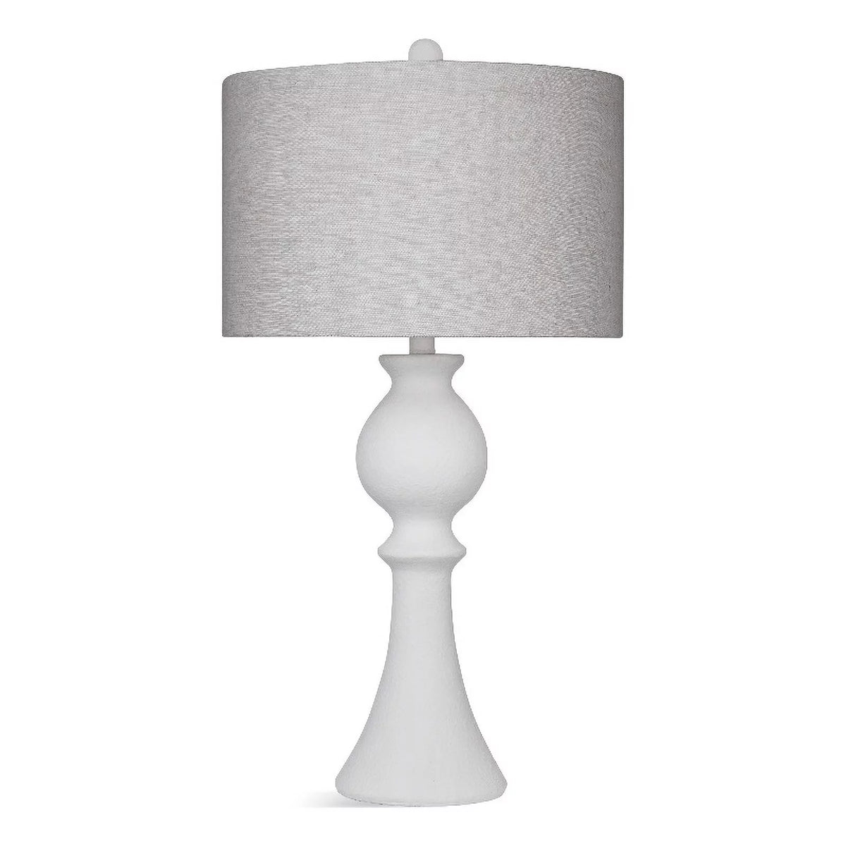 Table Lamp in White Resin S18214