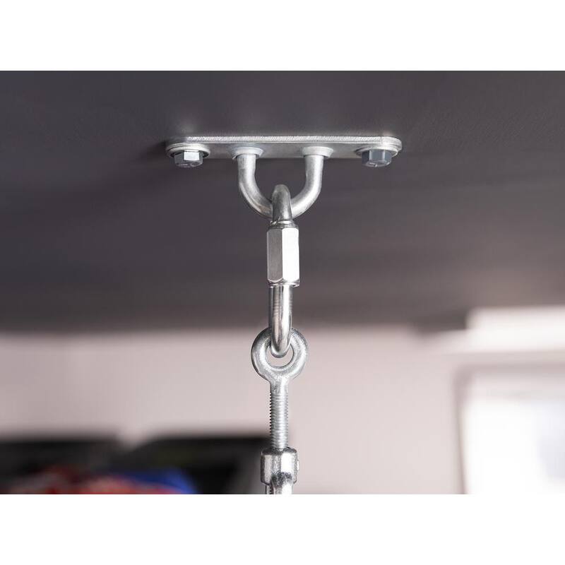 48 in. x 96 in. Steel Garage Wall Shelving in White X2208