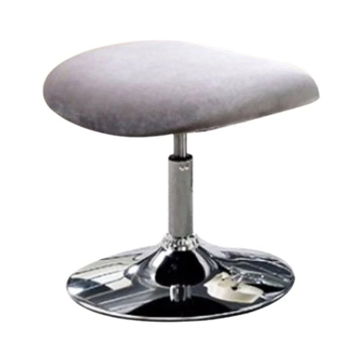 Gray Flannelette Accent Chair with Ottoman L3387