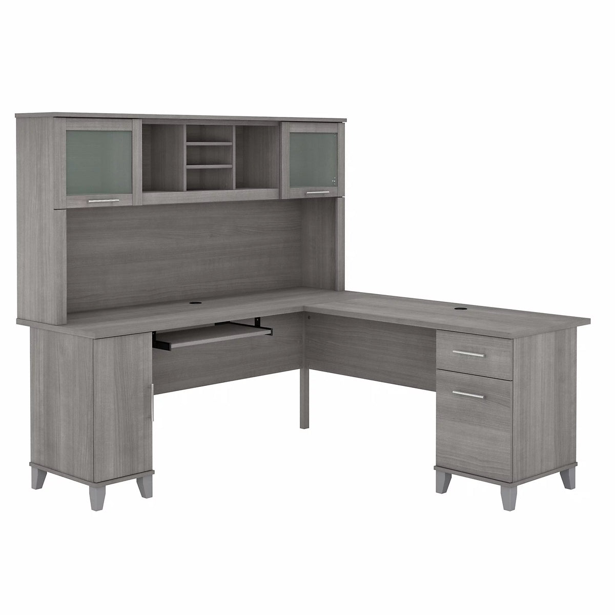 72 L Desk and Hutch with Storage K7943