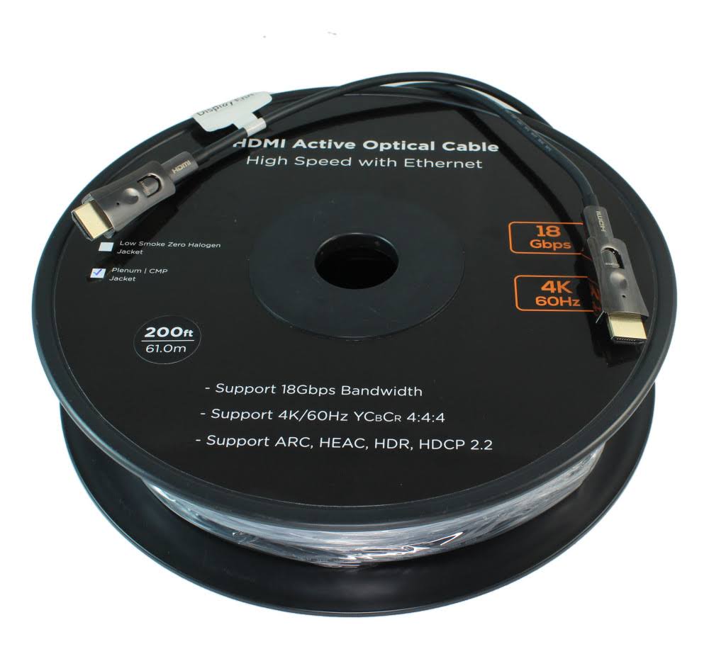 High Speed HDMI Fiber Optic Cable 200 Feet P7106
