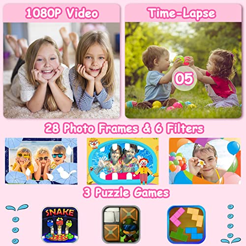 Kids Waterproof Camera with 32GB Card D2668