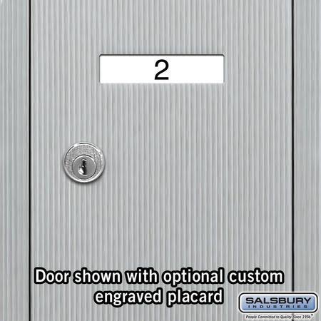 7 Door Aluminum Vertical Mailbox U2594
