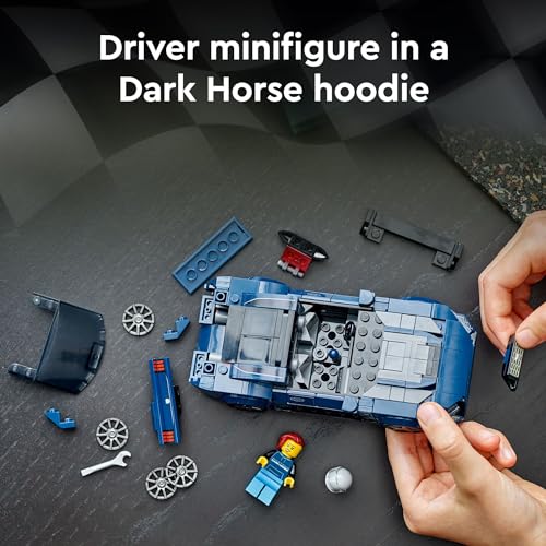 Buildable Blue Sports Car Toy Set Z183