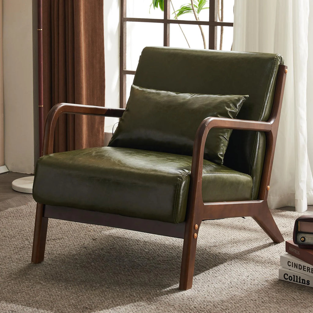 Beige Accent Chair Q185