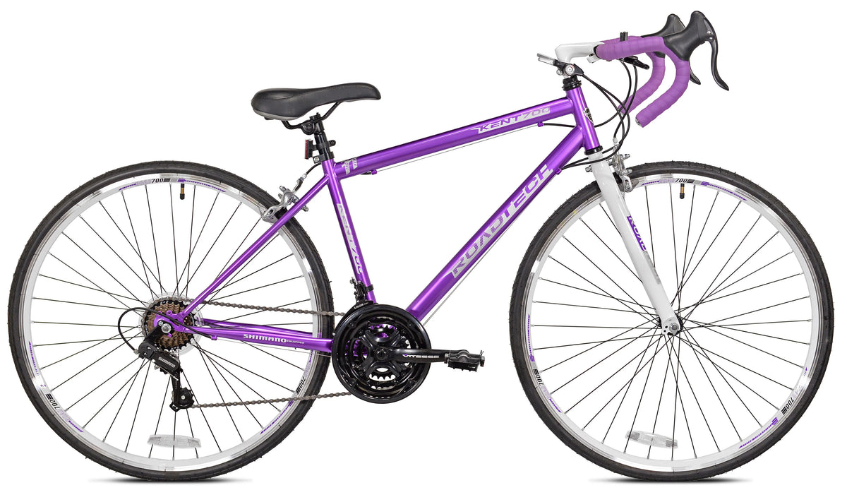 700c Women's Road Bicycle Purple/White L159401