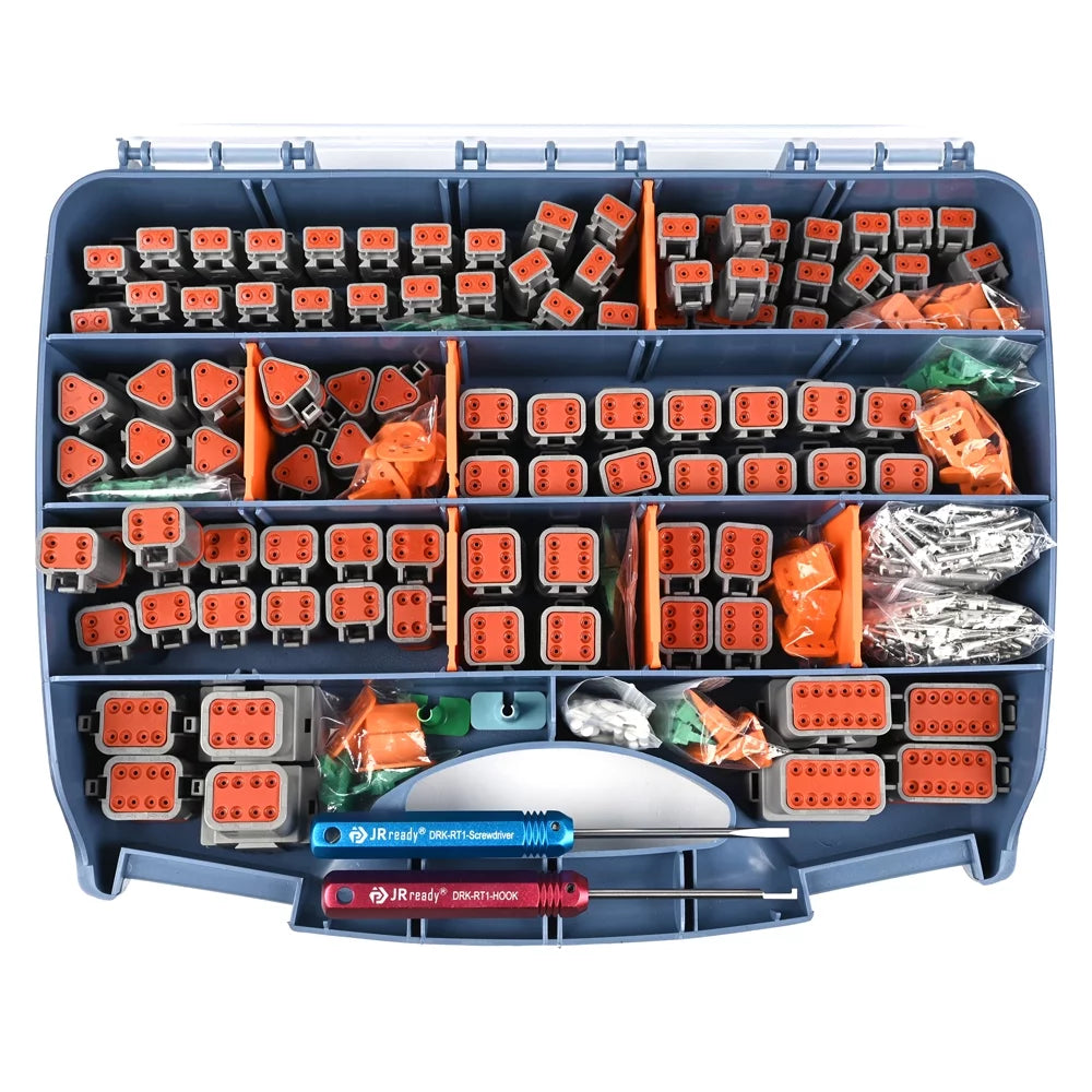 Gray Automotive Electrical Connector Kit, 604PCS M827