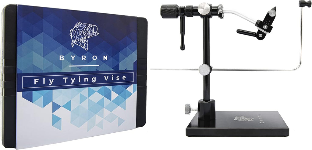 Rotary Fly Tying Vise with Steel Screws and Travel Case T3664