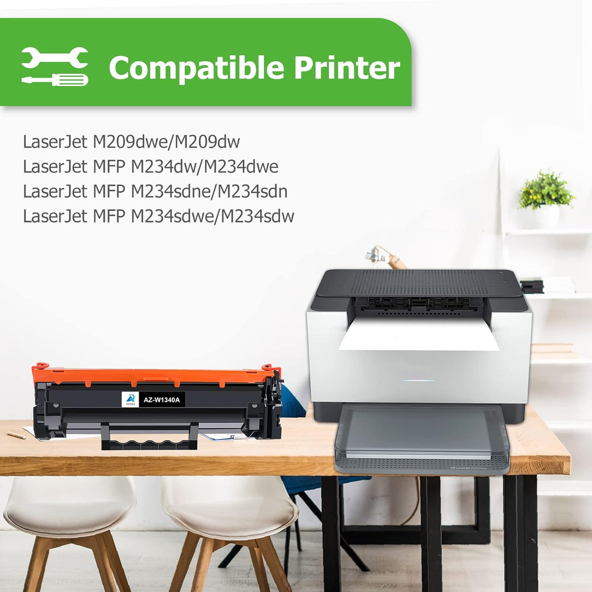 Compatible Toner Cartridge Replacement Black 4-Pack H825872