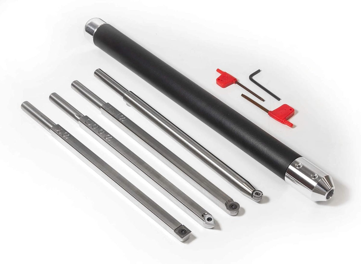 Set of 4 Carbide Lathe Turning Tools with Handle K1923