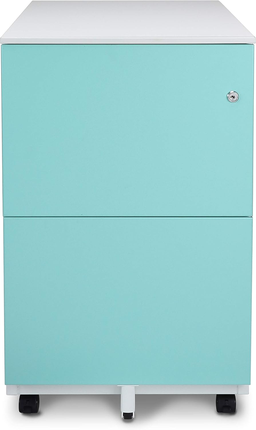 3-Drawer Metal Mobile File Cabinet with Lock S769266