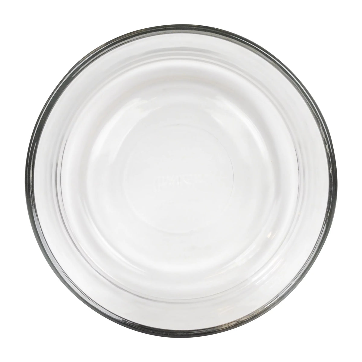 4-Cup Round Glass Storage Bowl with Purple Lid Z85655