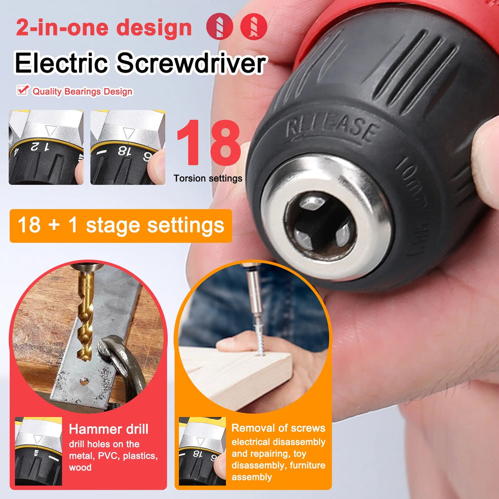 Electric Screwdriver 12 V Brushed Motor K207