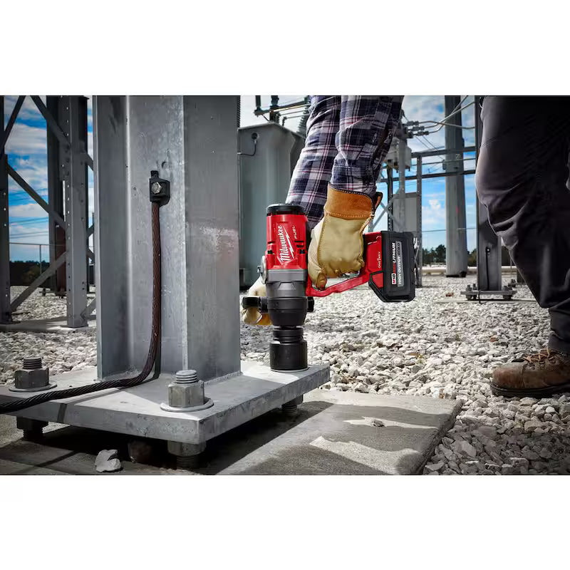 18V Lithium-Ion Brushless Cordless 1 in. Impact Wrench with Friction Ring & 8.0Ah Battery Starter Kit S586583