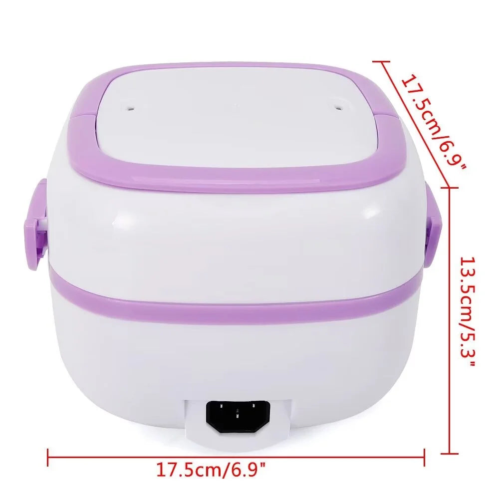 Portable Electric Lunch Box Food Heater 1L Stainless Steel X835