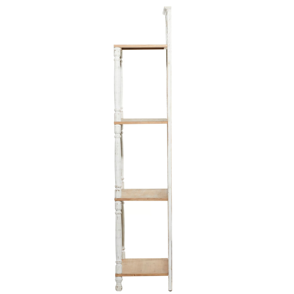 White Wood Shelving Unit A700