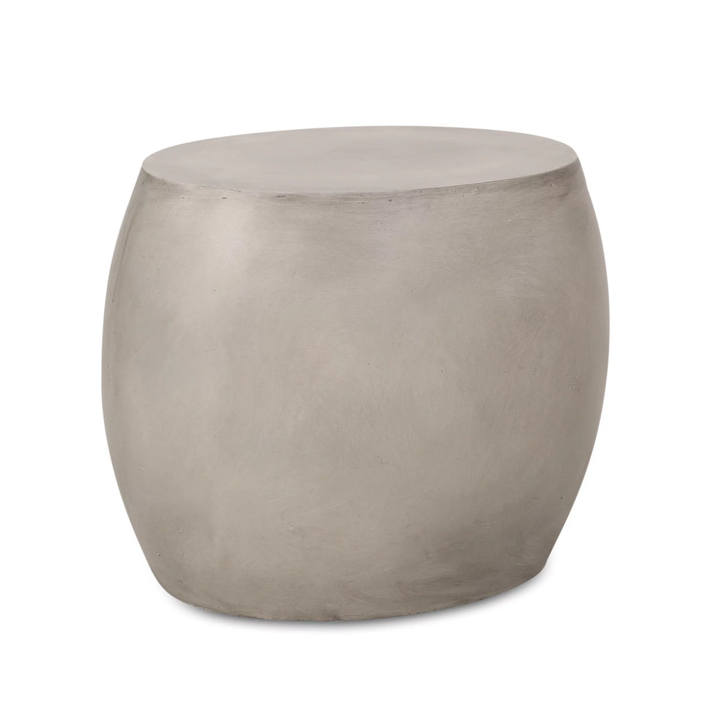 Light Gray Concrete Side Table E583851