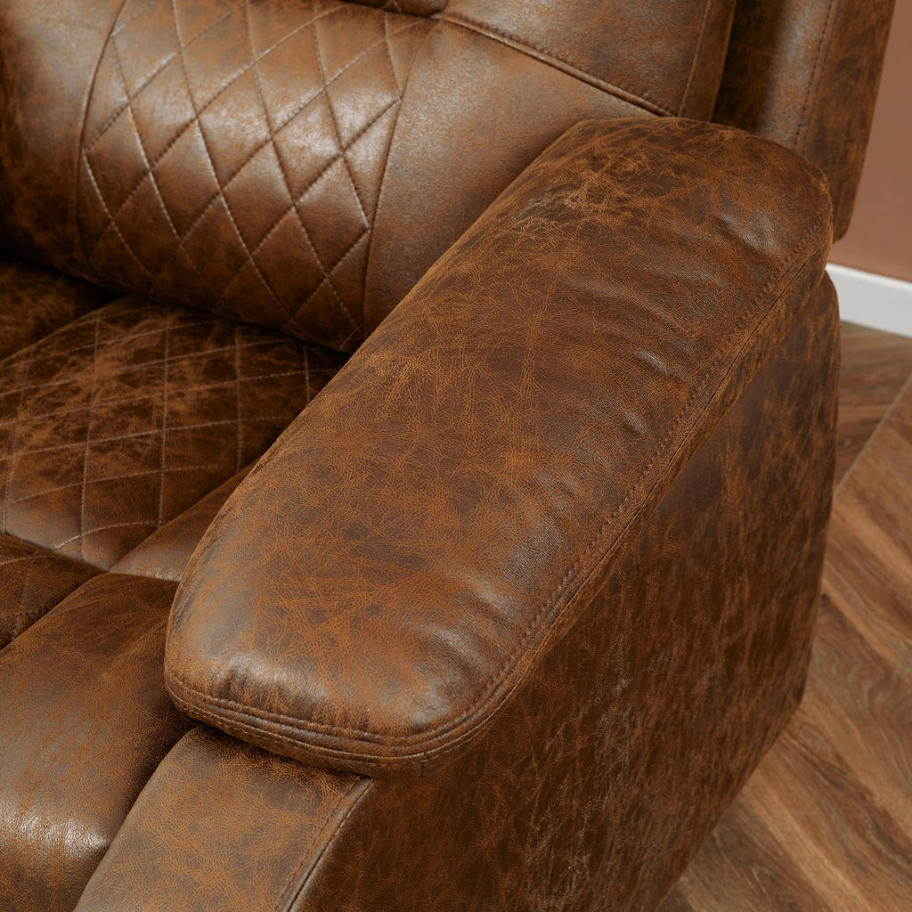 Brown Manual Recliner Chair T13534