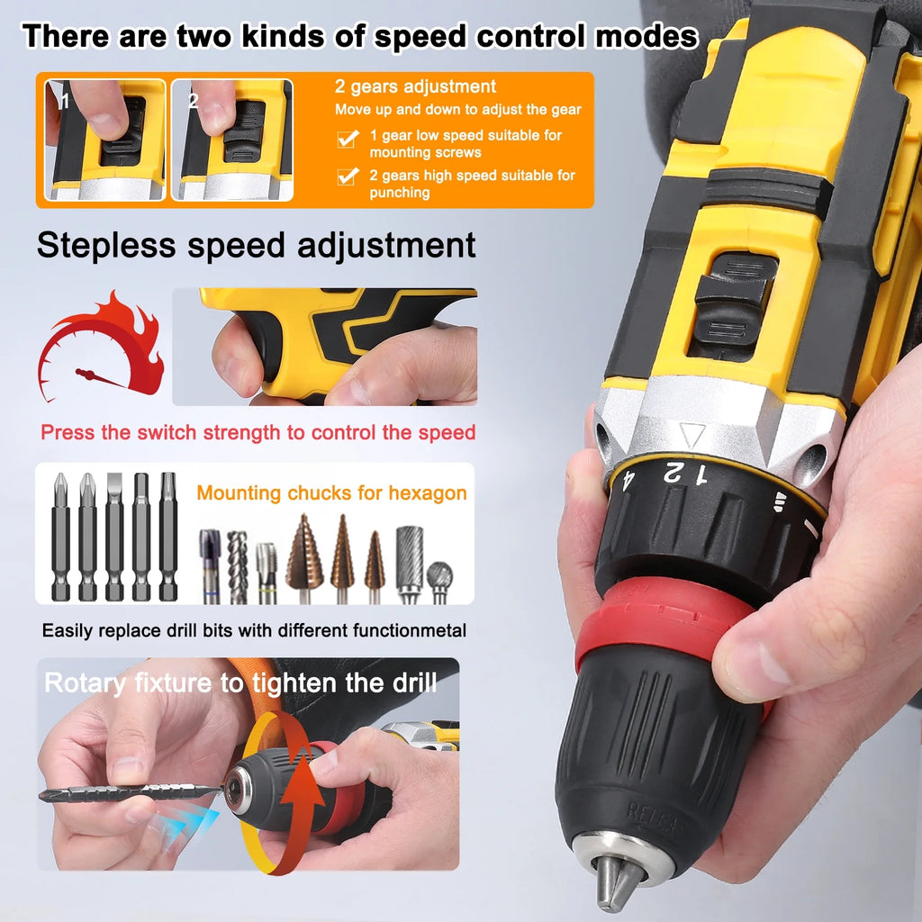Electric Screwdriver 12 V Brushed Motor K207