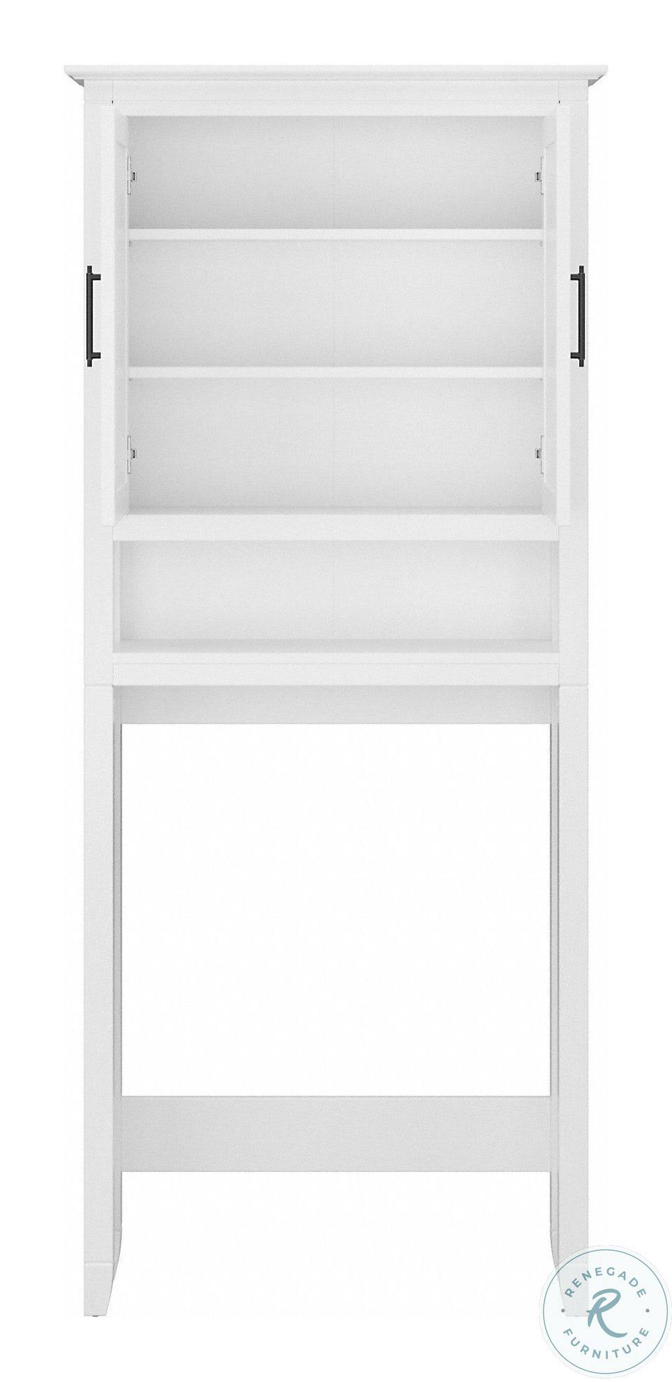 White Over The Toilet Storage Cabinet C867