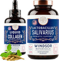 Liquid Collagen Ashwagandha and Lactobacillus Salivarius Probiotic N9895