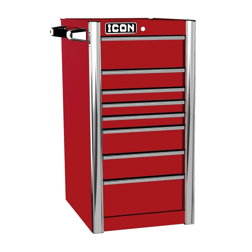 19 in. End Cab, Red Q6129