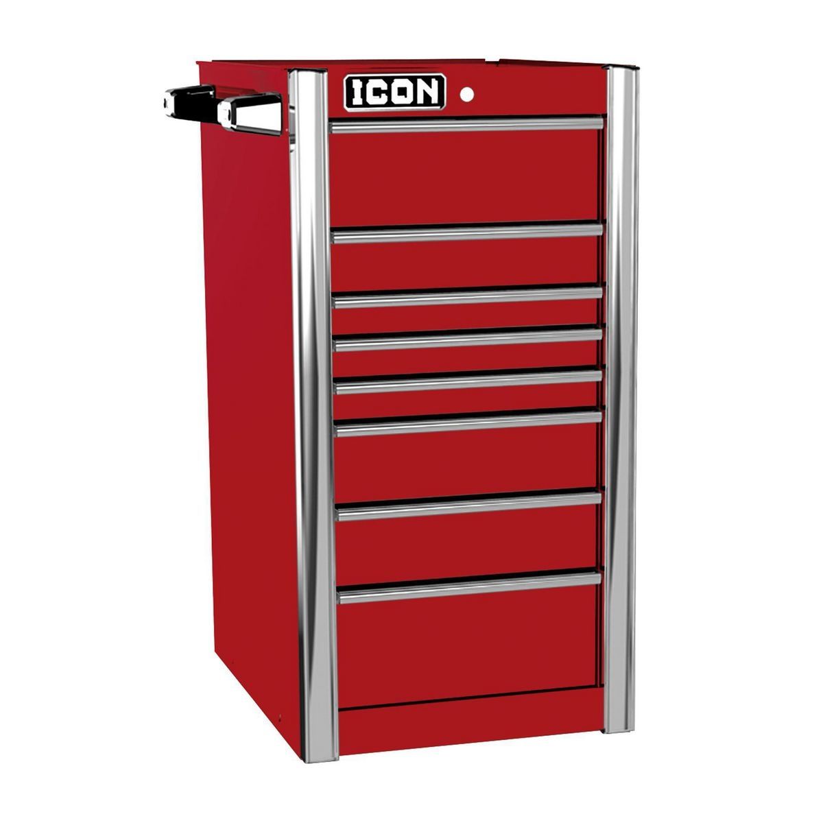19 in. End Cab, Red Q6129