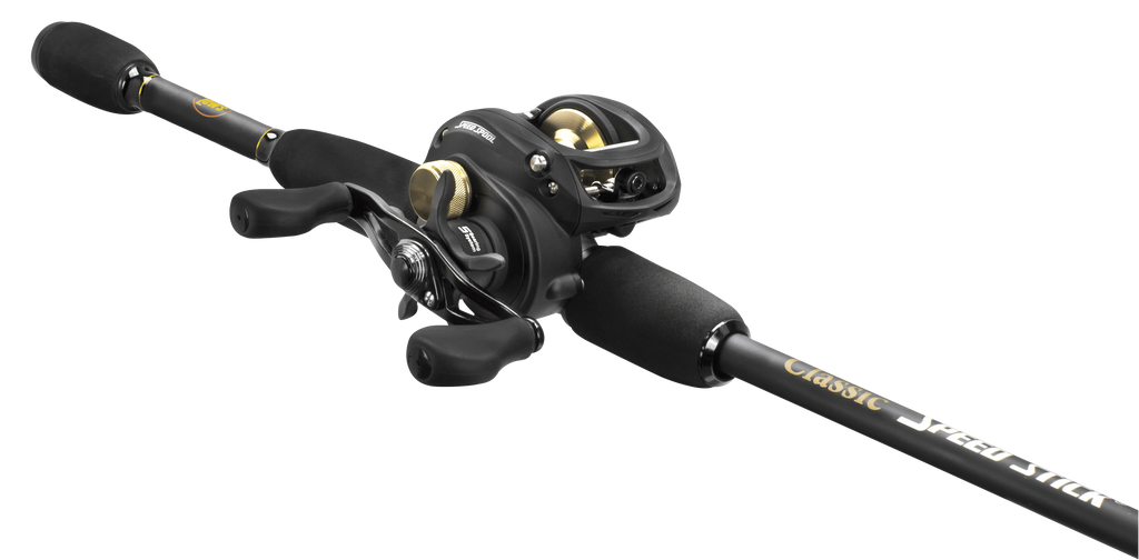 Black Baitcast Reel and Fishing Rod Combo N19780