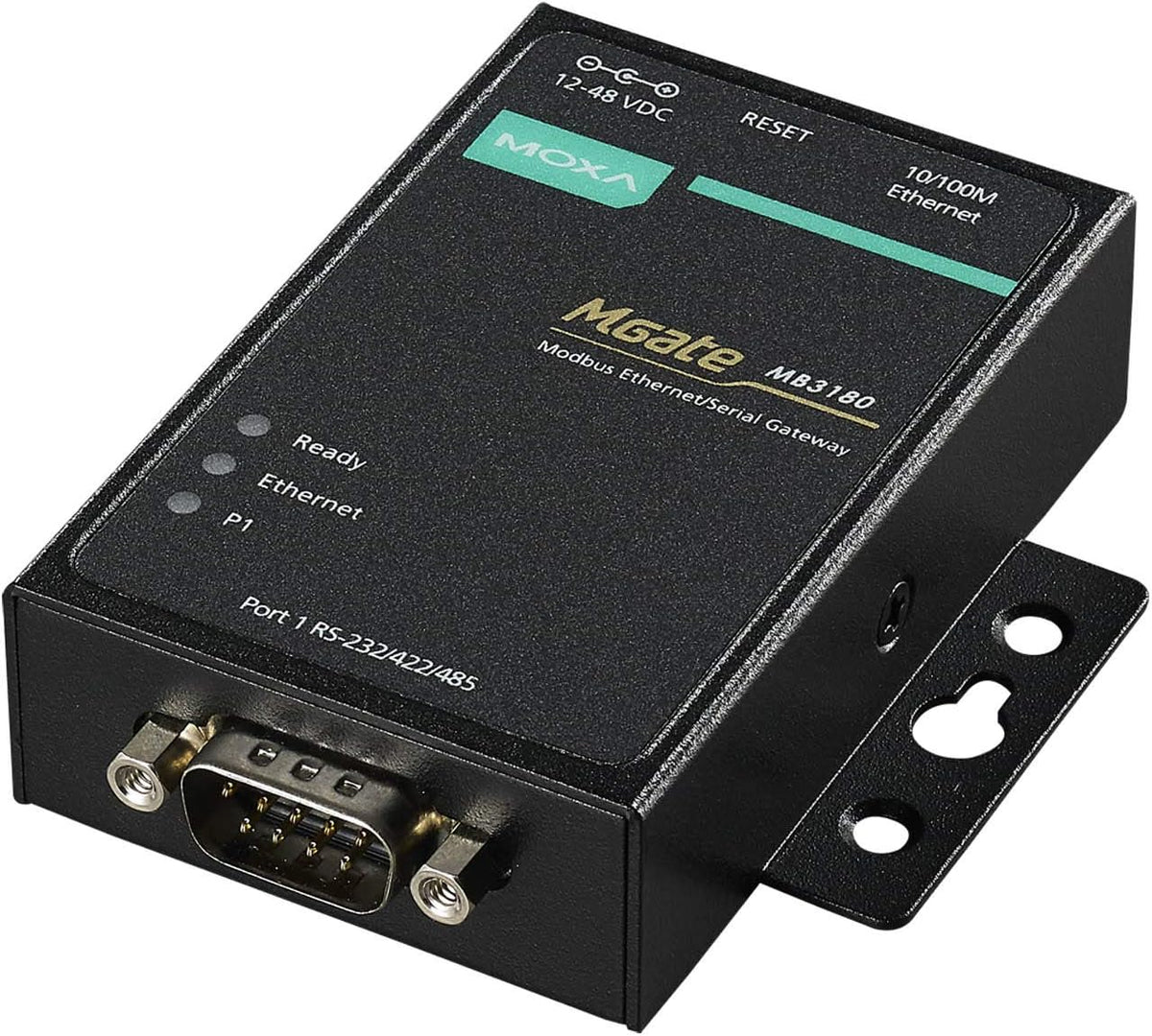 1 Port RS-232/422/485 Modbus TCP to Serial Gateway Y1310