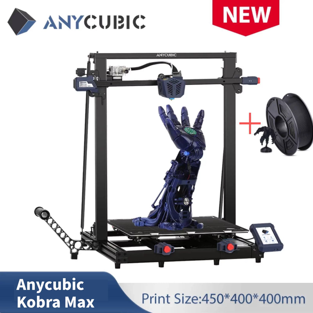 Black FDM 3D Printer with Auto Leveling A40783