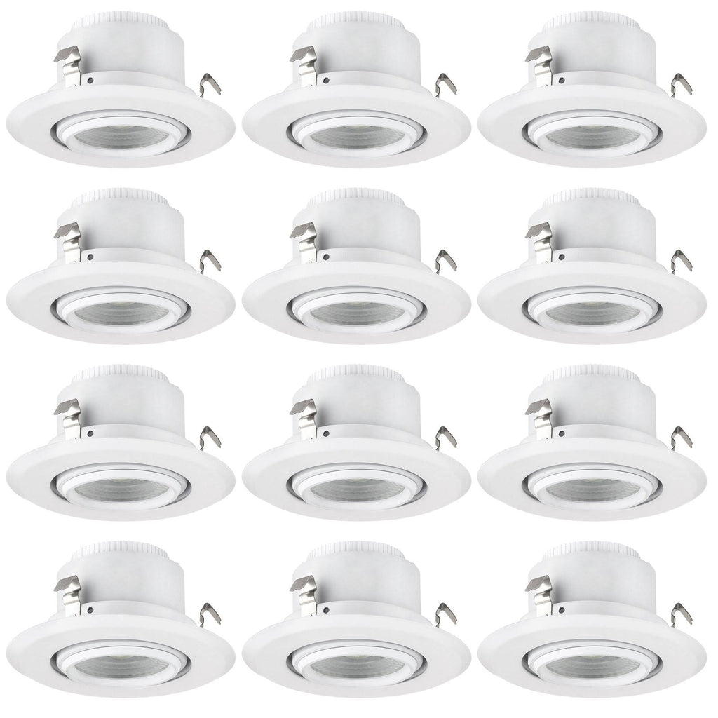 4-Inch Round Dimmable LED Gimbal Recessed Downlight N460899