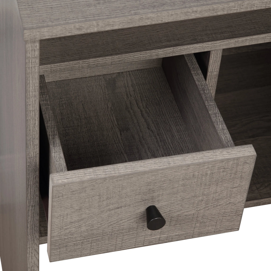 L-Shape Desk in Farm Oak Finish W23101