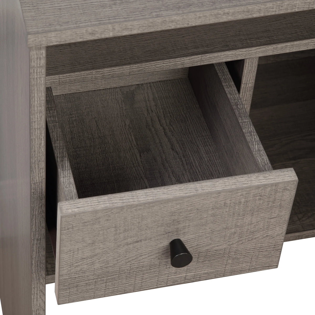 L-Shape Desk in Farm Oak Finish W23101