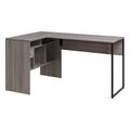 L-Shape Desk in Farm Oak Finish W23101