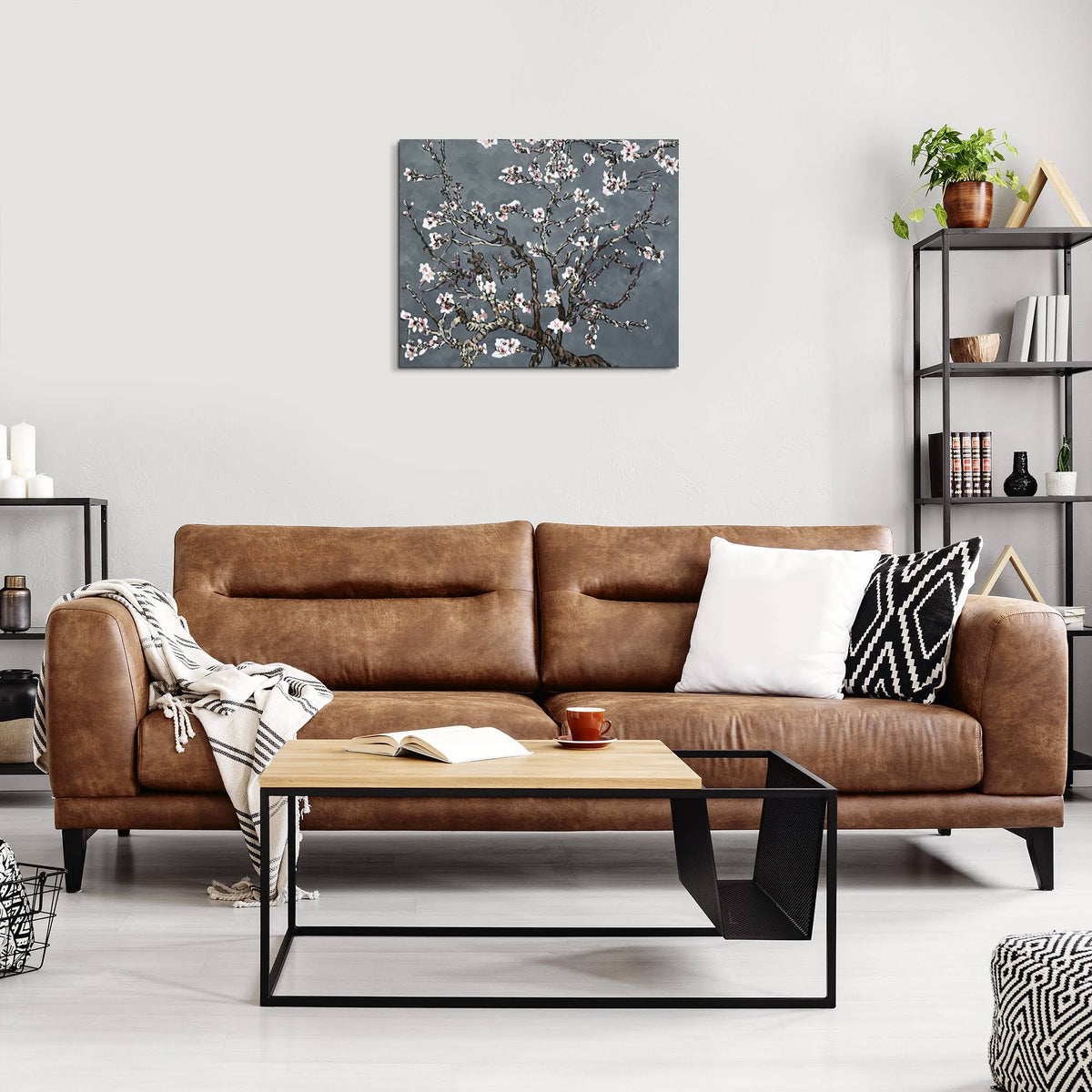 Hand-Painted Framed Canvas Art W45729