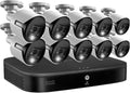 4K Ultra HD 16-Channel Security System with 2TB DVR and 10 Cameras P5272