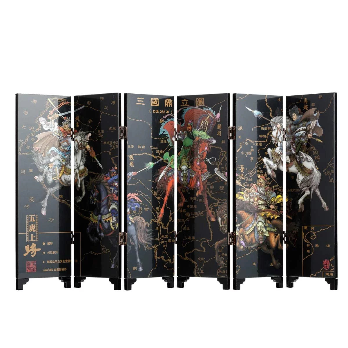6-Panel Traditional Chinese Art Mini Divider W155
