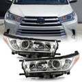 2017-2019 Toyota Highlander Projector Headlights Pair Set Left+Right M392790