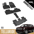 All-Weather Floor Mats 1st 2nd & 3rd Row Black G863