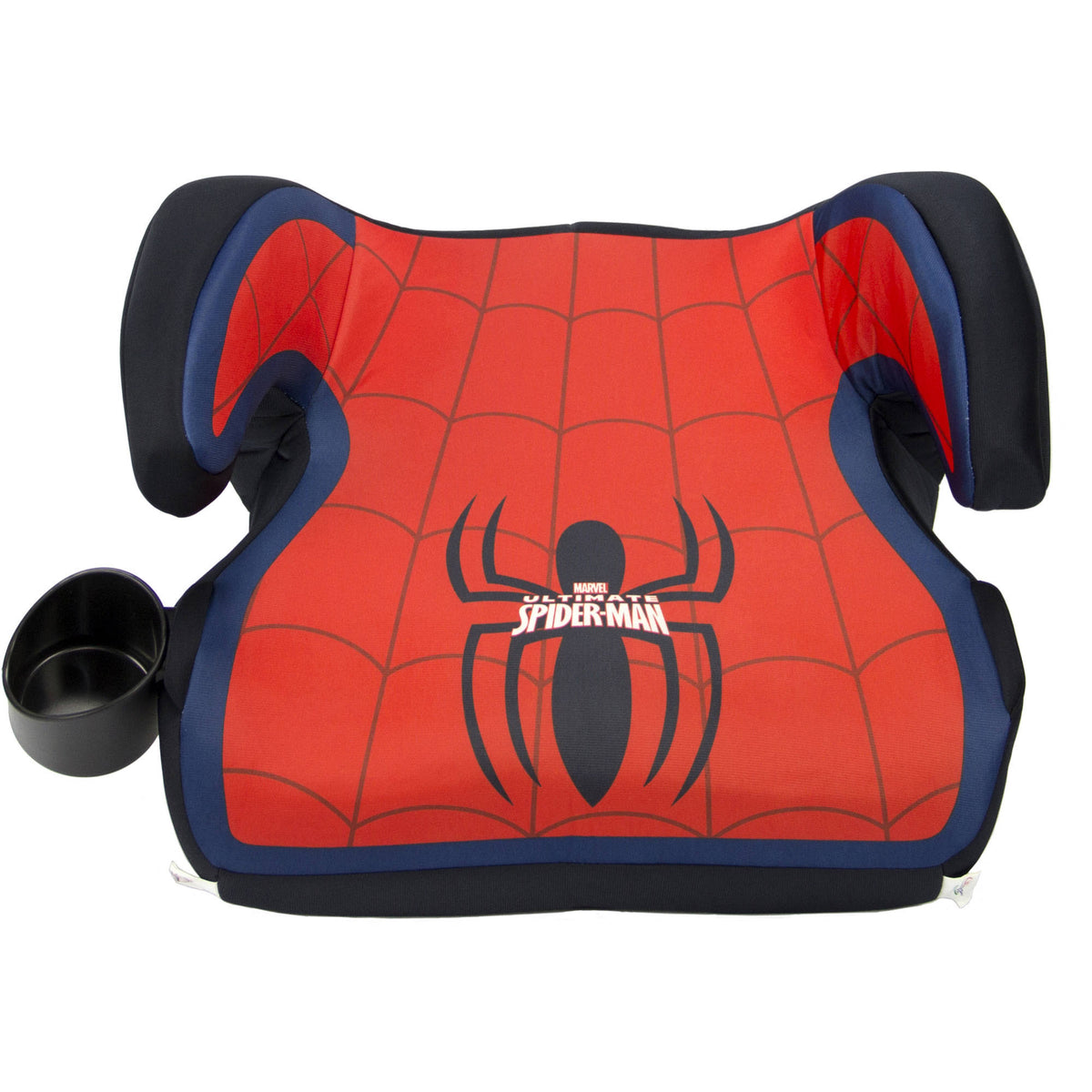 Black/Red Backless Booster Car Seat D635
