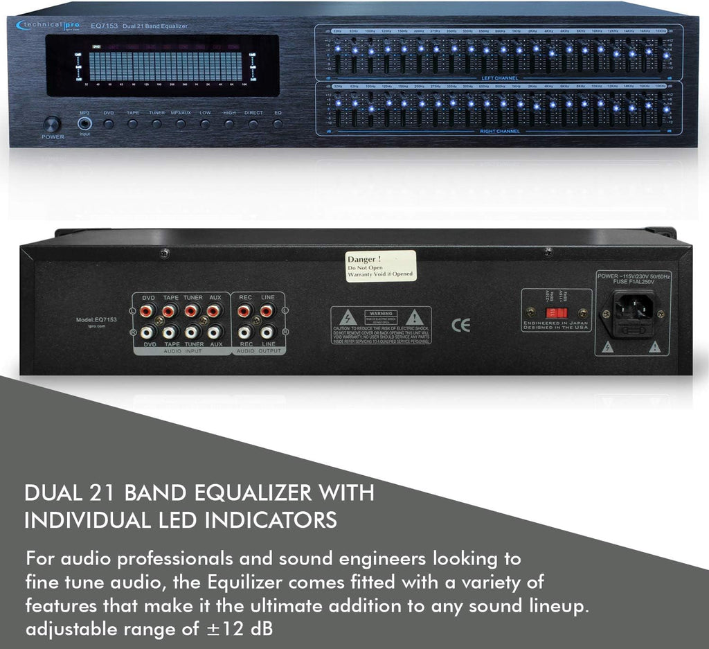 21 Band Stereo Equalizer R4684
