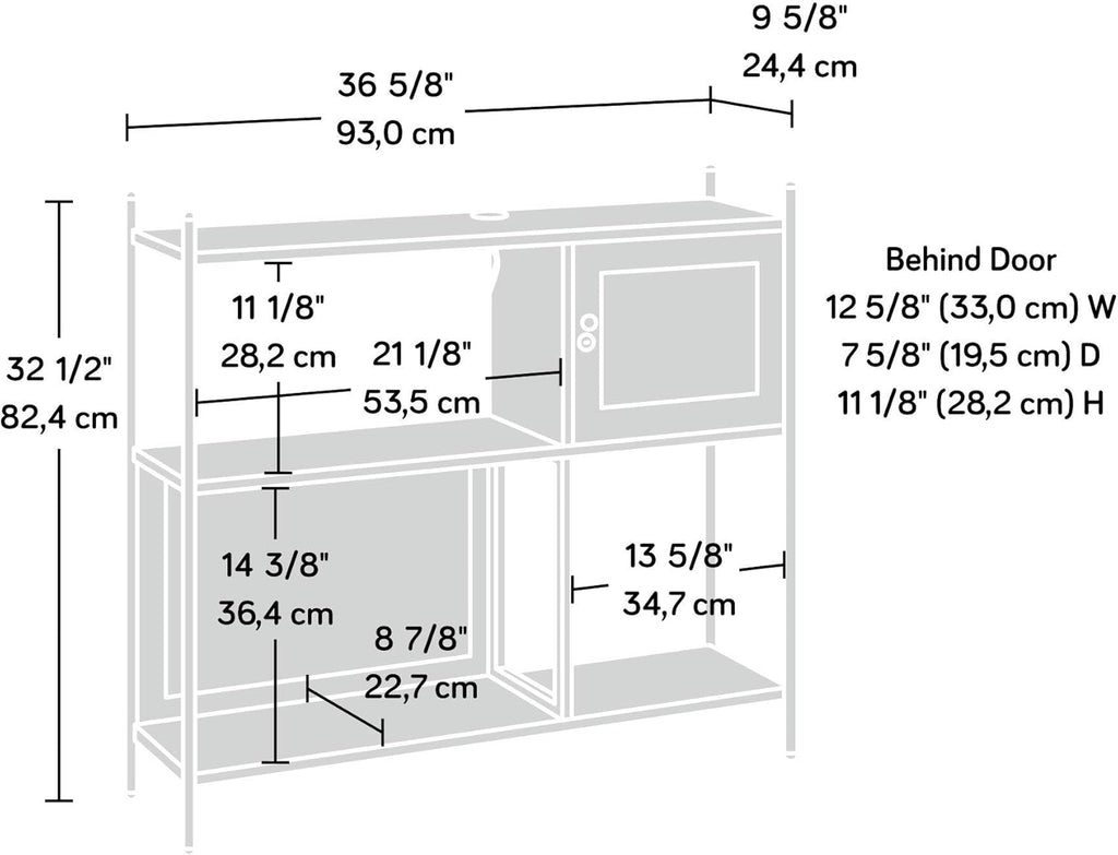 Black Storage Cabinet K459707