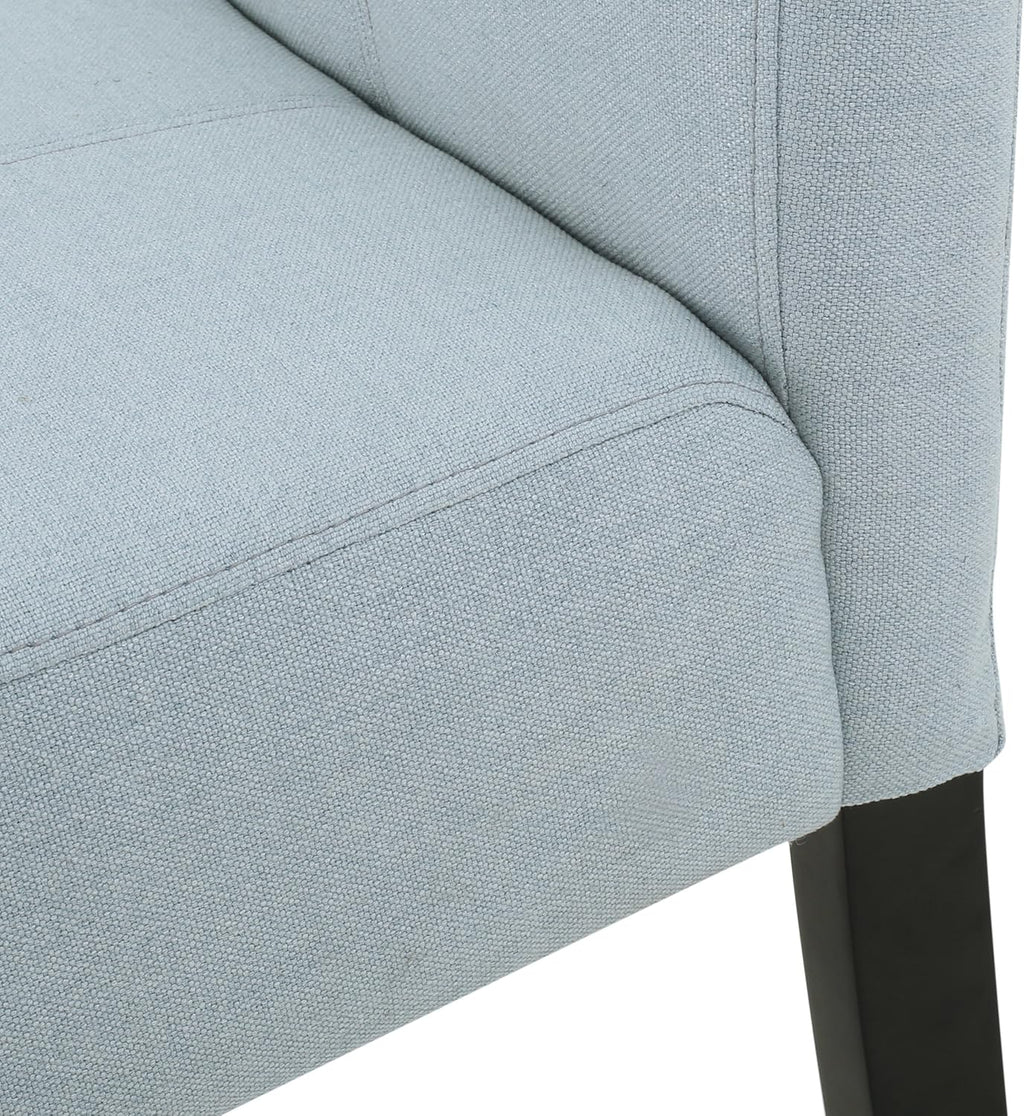 Light Sky Fabric Dining Chairs, 2-Pcs Set T987