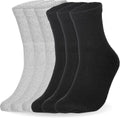 Extra Wide Top Ankle Diabetic Socks 6 Pairs Non-Binding X289792