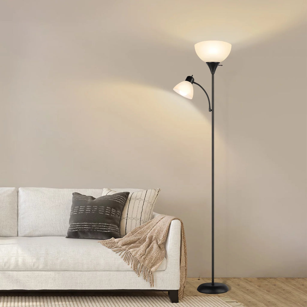 71" Torchiere Floor Lamp with Reading Side Light X134935